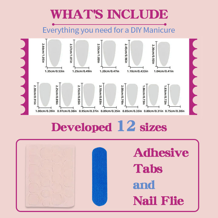 Artificial nails with elegant leopard and glitter design Bowlift