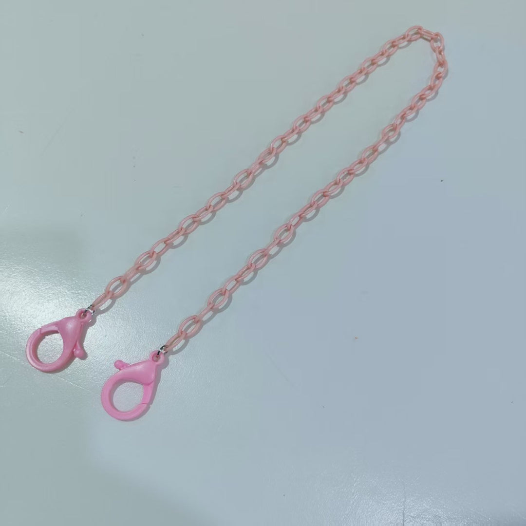 Fashionable Glasses Holder Chain Made of Transparent Material Bowlift