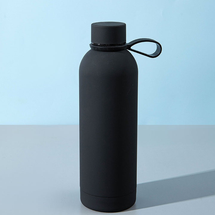 Ladies stylish stainless steel drinking bottle with innovative closure Bowlift