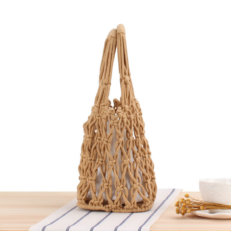 Hand-knotted net bag Bowlift