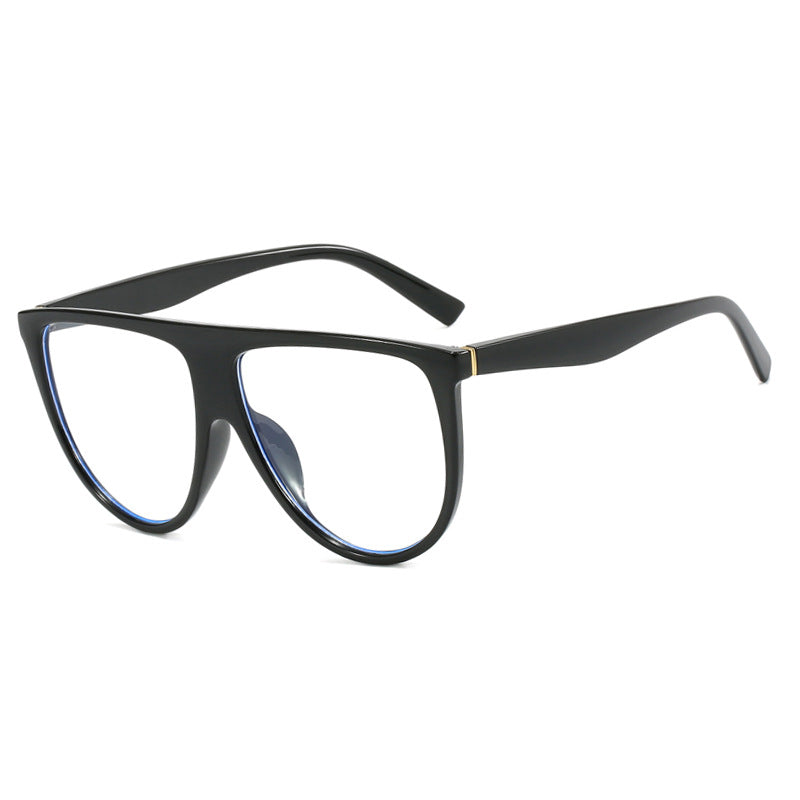 Ladies trendy oversized sunglasses with stylish transparent frame Bowlift