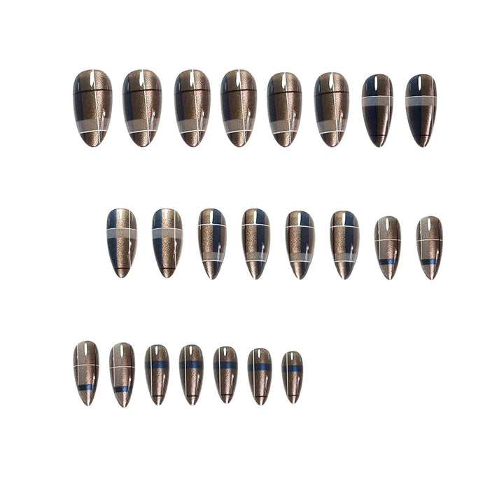Stylish Geometric Nail Art Extensions Bowlift