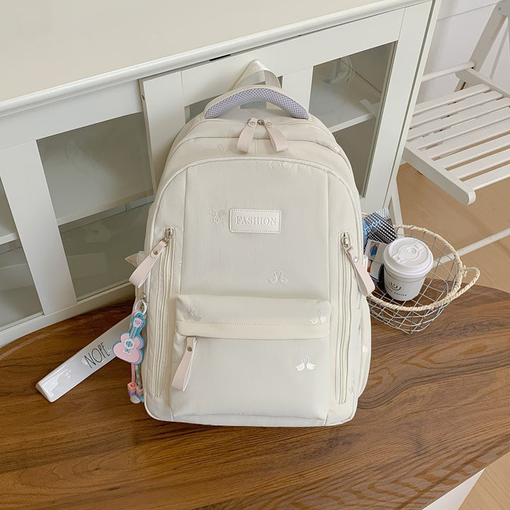 Multi-Functional Backpack with Bunny Accents