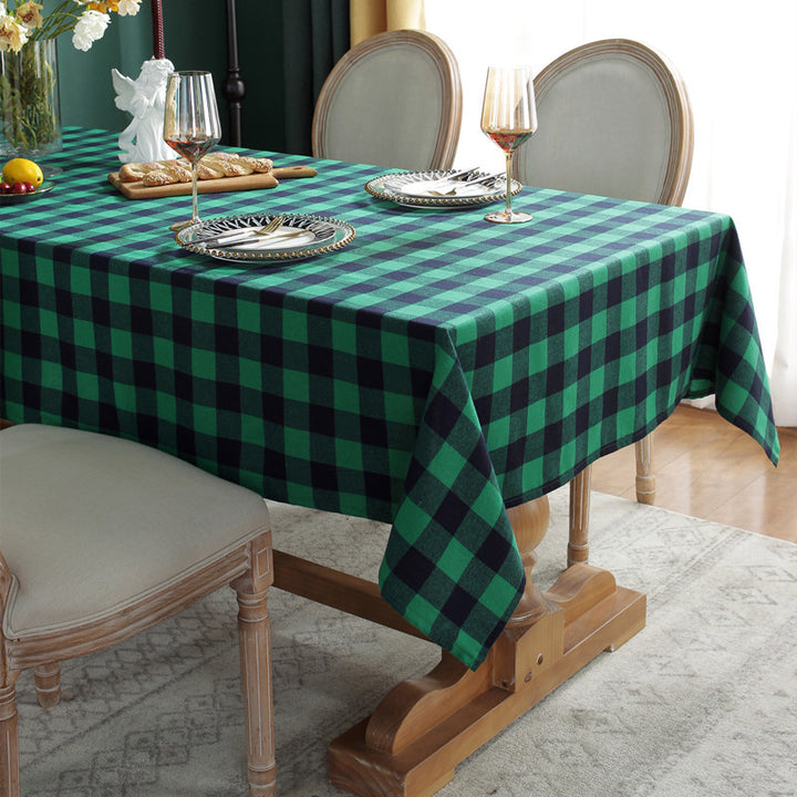 Plaid Design Tablecloth