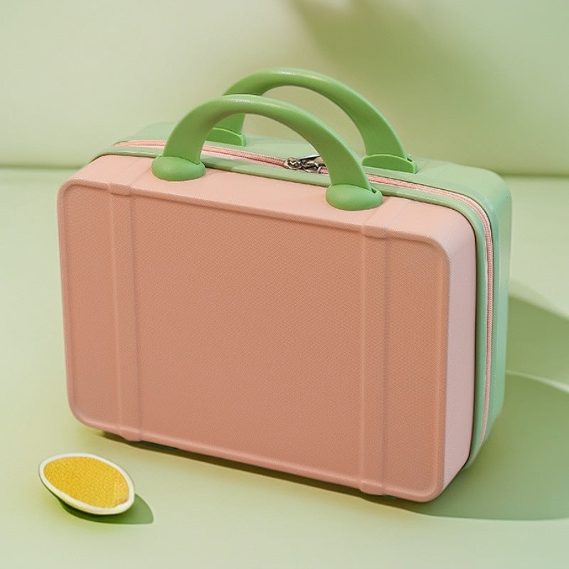 compact hard-shell cosmetic and travel vanity case with dual top handles Bowlift