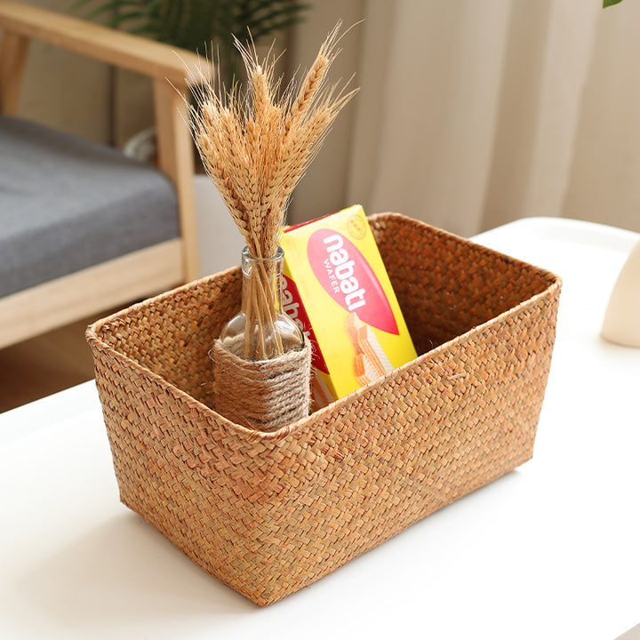 Unisex storage basket made of natural materials Bowlift