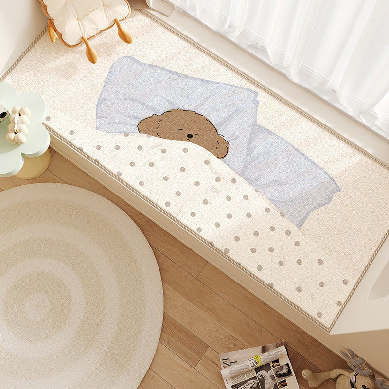 Playful Bear-Themed Decorative Area Rug