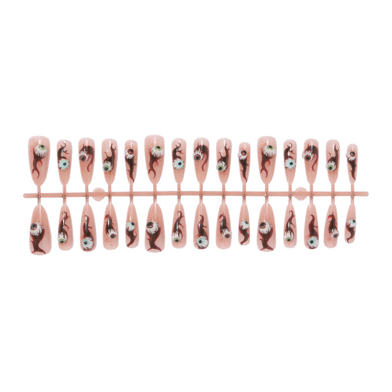 Artistic Halloween Press-On Nail Set Bowlift