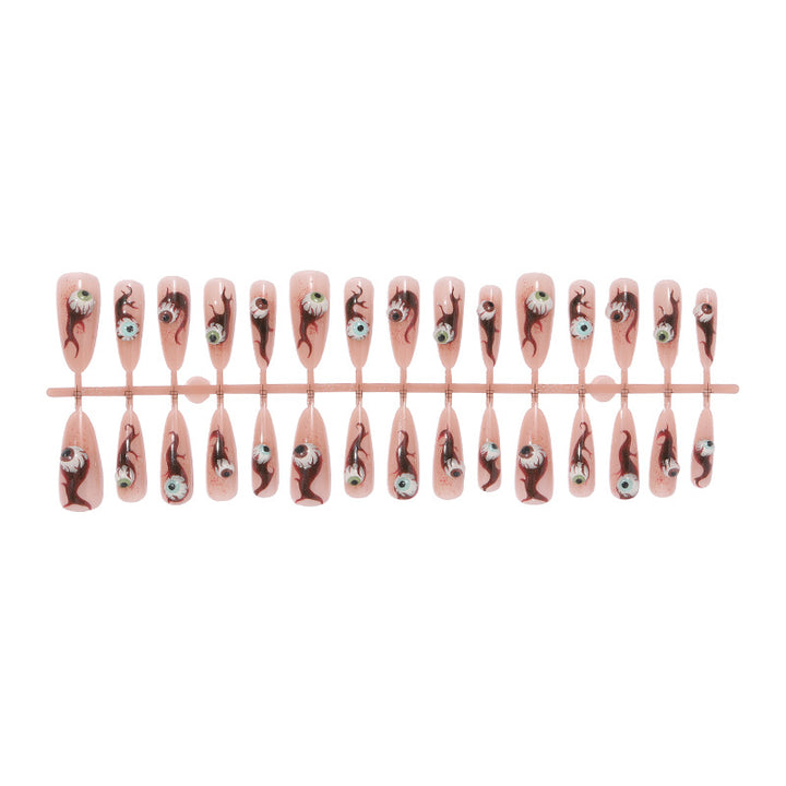 Artistic Halloween Press-On Nail Set Bowlift