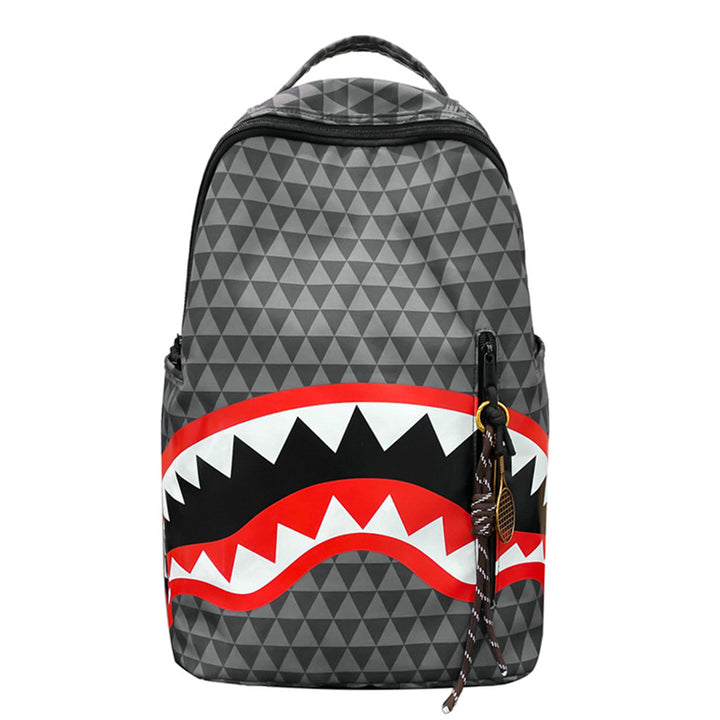 Backpack with Unique Shark Motif Bowlift