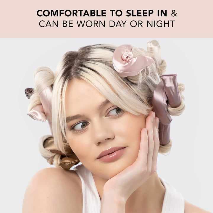 Heatless Sleep Curls Hair Curlers