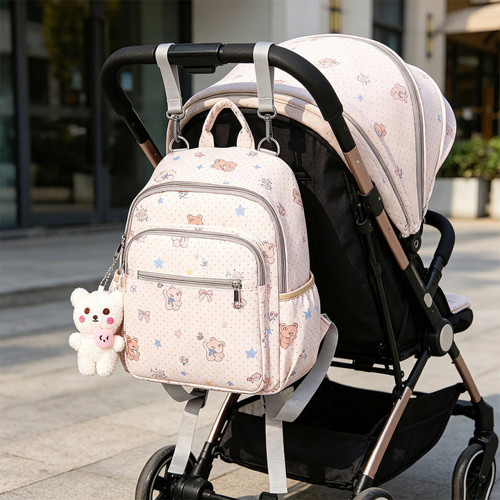 Cute Cartoon-Themed Multi-Pocket Backpack Bowlift