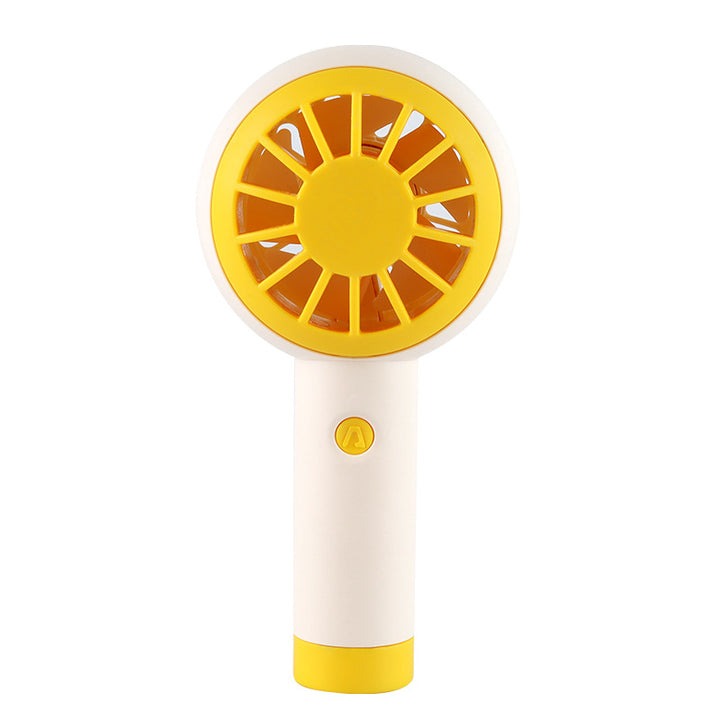 Women's portable hand fan with ergonomic design and quiet operating function Bowlift