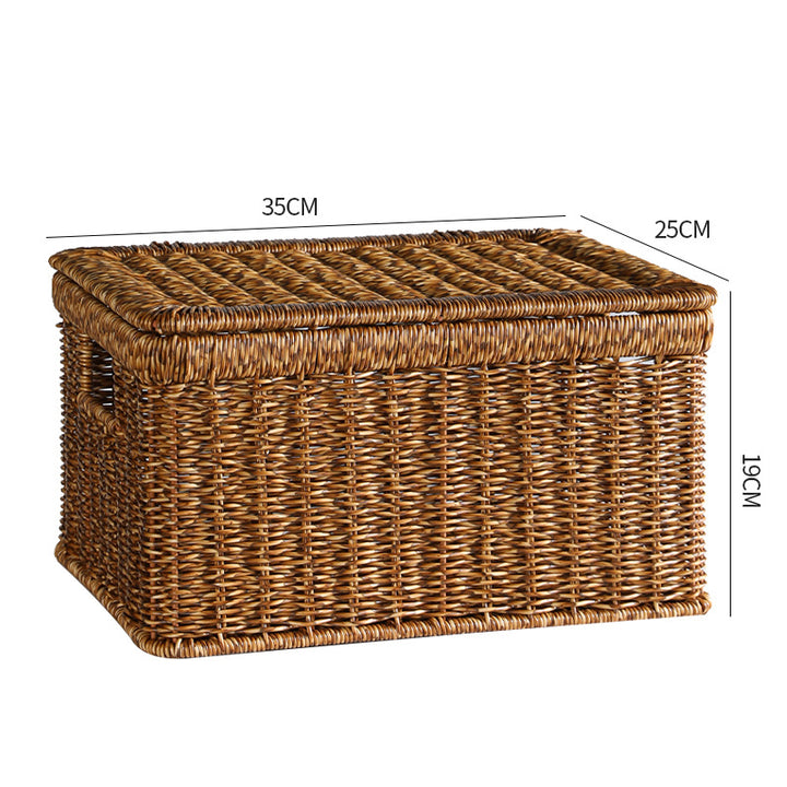 Natural Woven Storage Chest Bowlift
