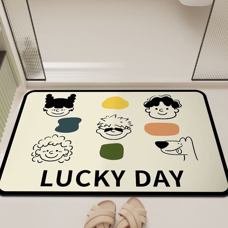 Cartoon-Inspired Bathroom Mat Bowlift