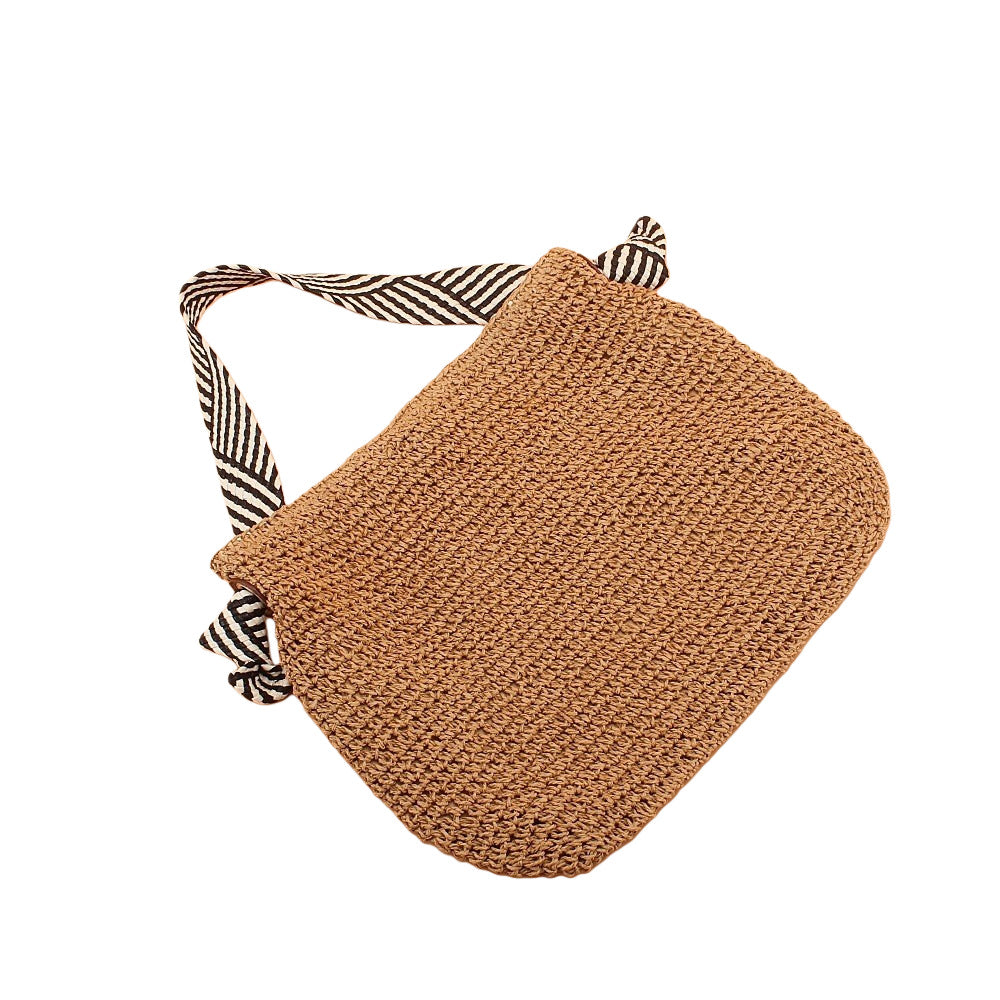 Handwoven Shoulder Bag Made of Natural Fiber Bowlift