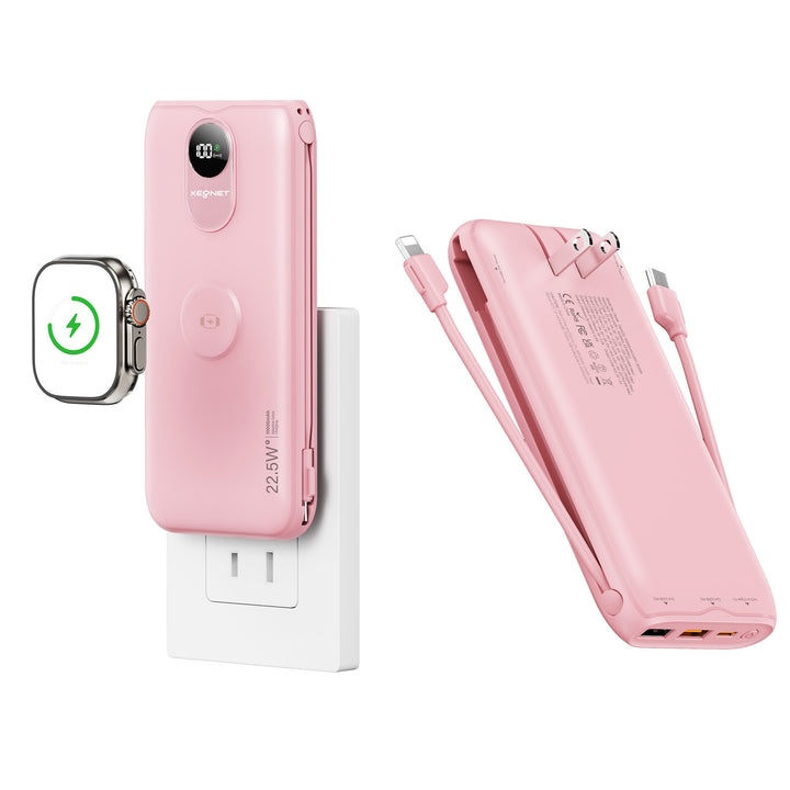 Portable power bank with Qi charging function and wired fast charging system Bowlift