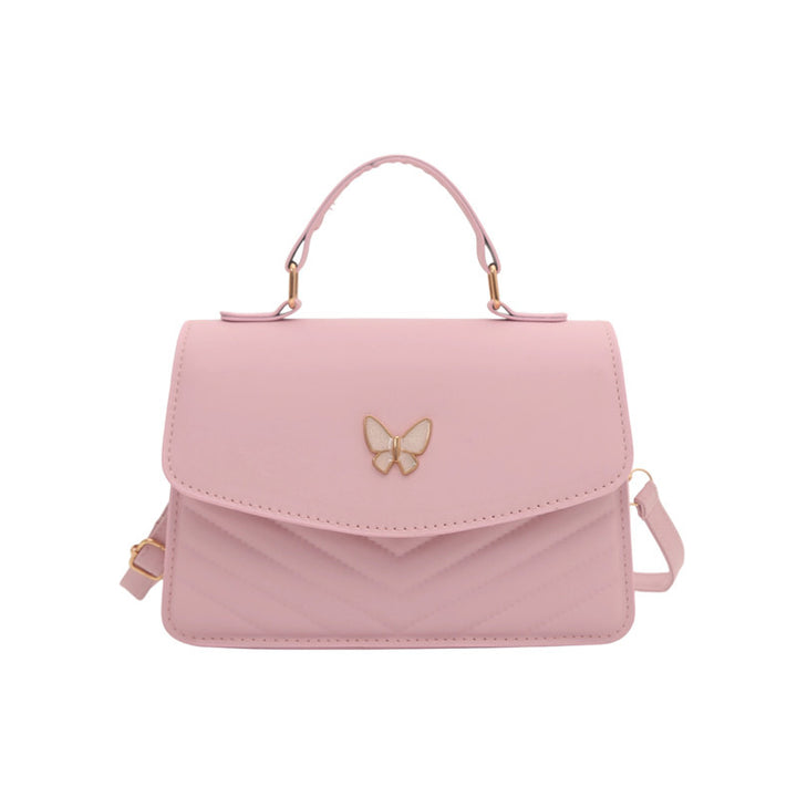 WoElegant Quilted Leather Satchel Bag Bowlift