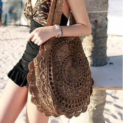 Handmade Crocheted Beach Bag Bowlift