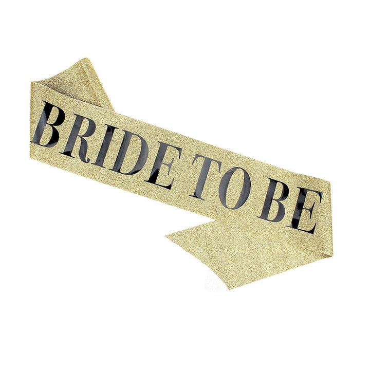 Ladies Glittering Bride Sash Bowlift