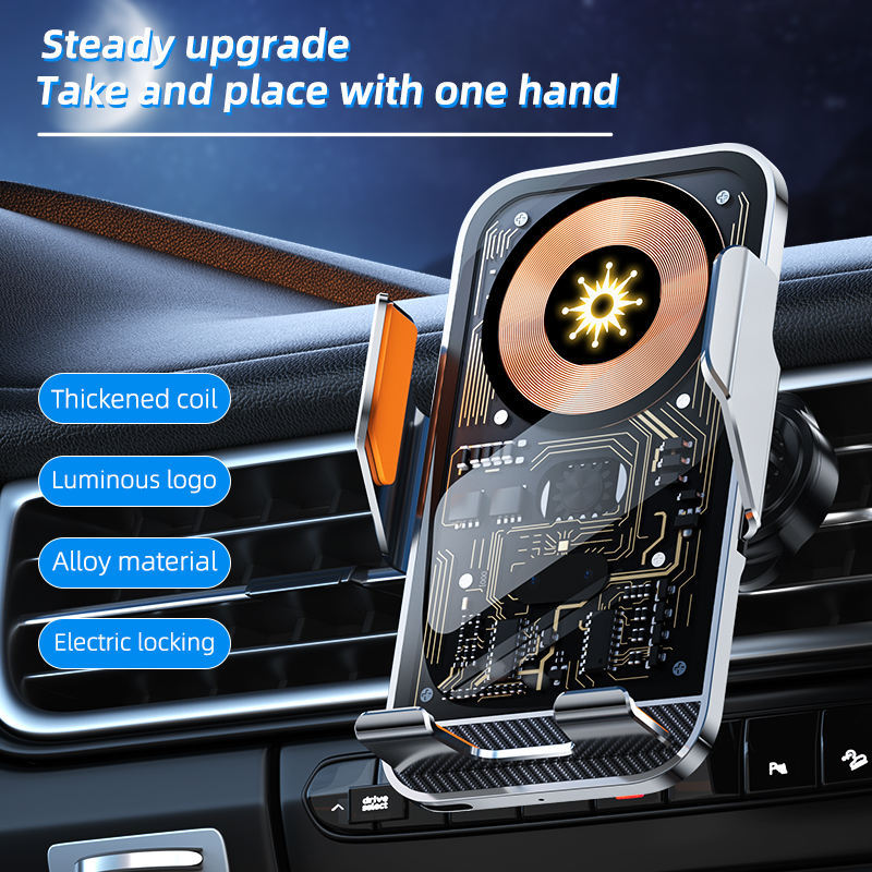 Unisex Smartphone Holder with innovative wireless charging technology Bowlift