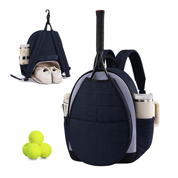 Multifunctional Tennis Backpack with Integrated Shoe and Bottle Compartment Bowlift