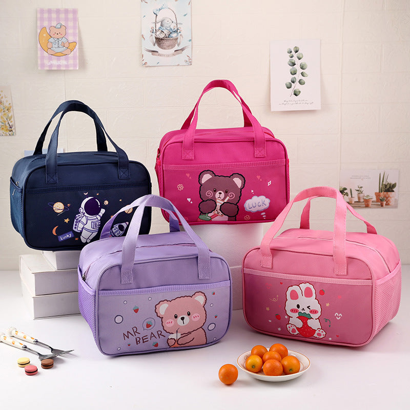 Insulated Kids' Lunch Bag with Cute Bear Design Bowlift