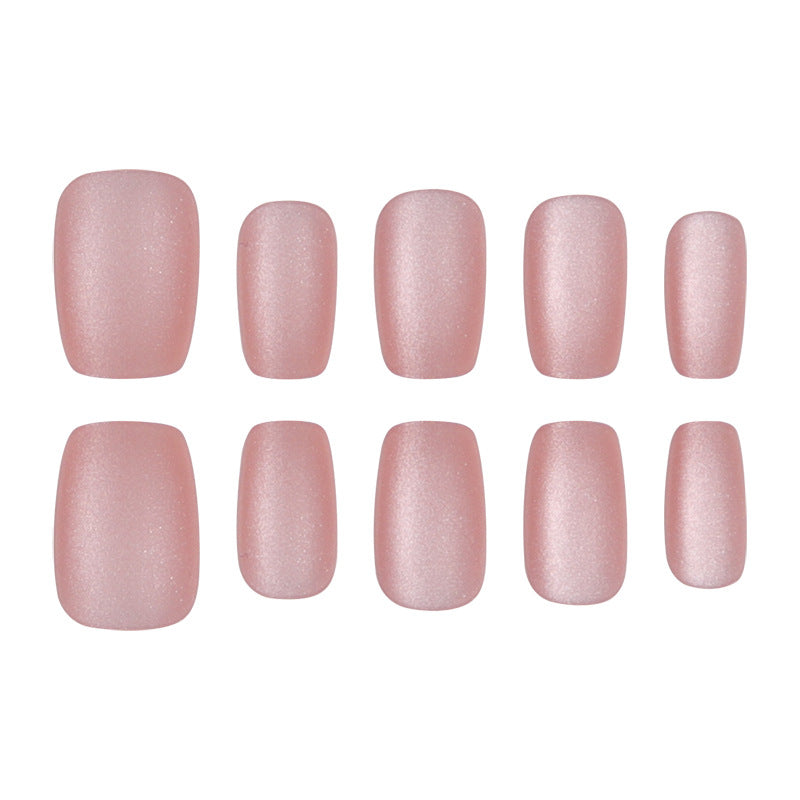 Matte Finish Press-On Nails Bowlift