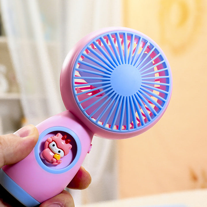 Women Portable Handheld Fan with Creative Animal Design Bowlift