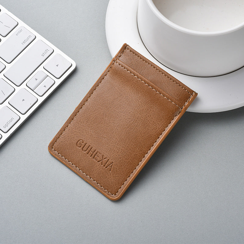 Minimalist Leather Card Holder Bowlift