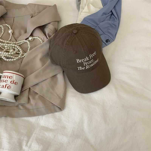 Unisex Graphic Quote Baseball Cap Bowlift