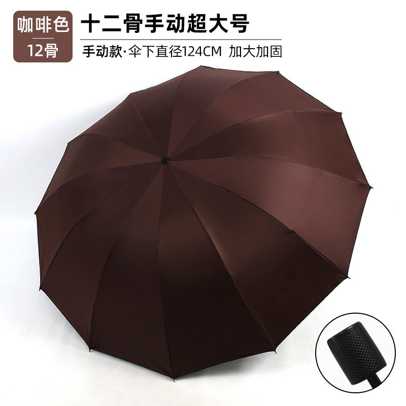Women's Extra Large Umbrella with Reinforced Frame Bowlift