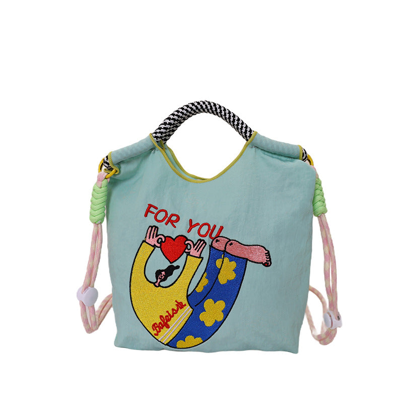 Shoulder bag with creative design and adjustable carrying system Bowlift