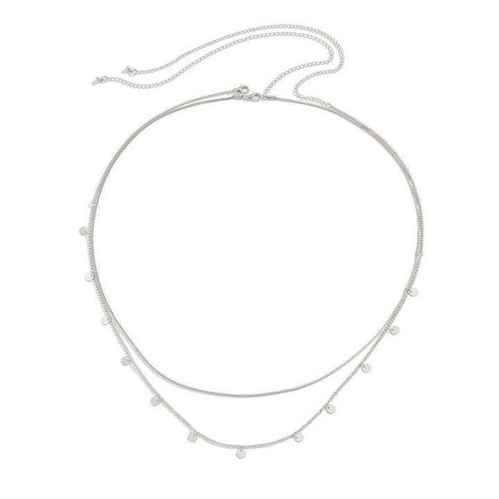 Layered Disc Necklace Bowlift