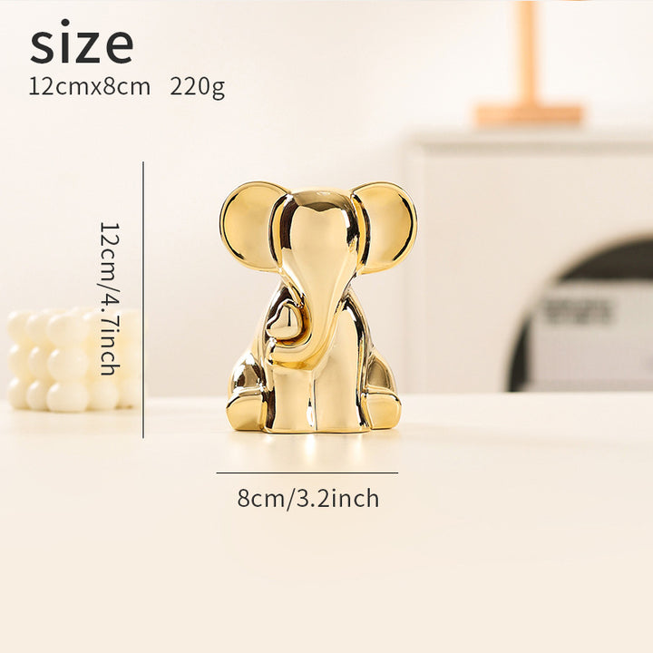 Decorative Elephant Figurine Bowlift