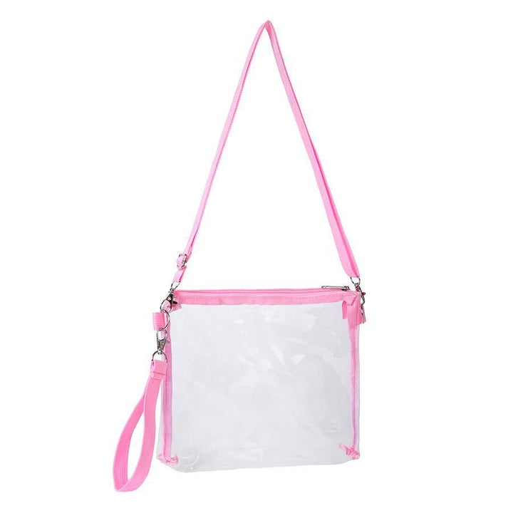 Transparent shoulder bag with adjustable shoulder strap Bowlift