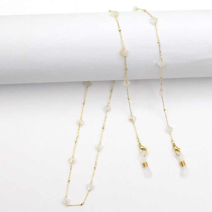 Elegant Crystal-Designed Eyewear Chain Bowlift