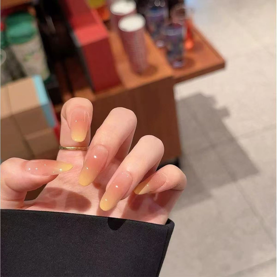 Ombre Press-On Nail Extensions Bowlift