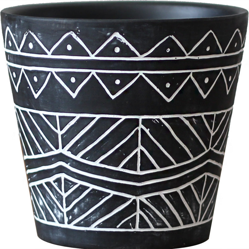 Decorative plant pots in Ethno style Bowlift