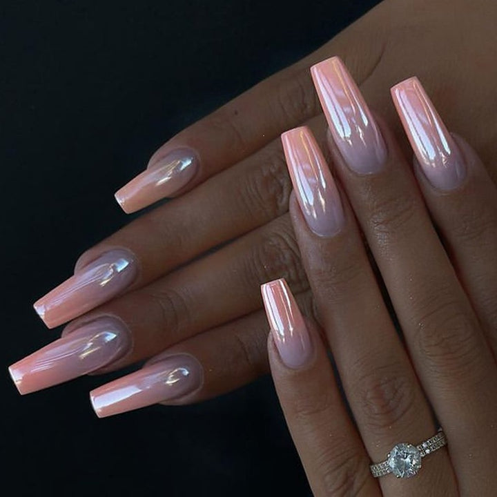 Acrylic nail set with elegant gradient Bowlift