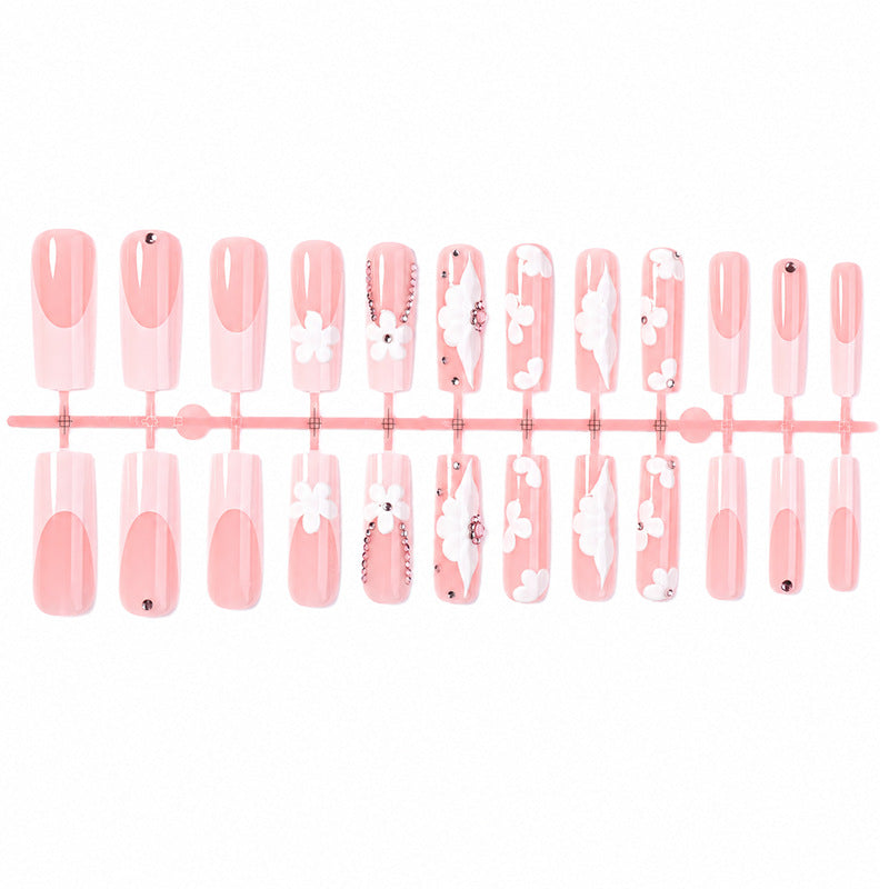 Floral Accent Press-On Nail Art Kit Bowlift
