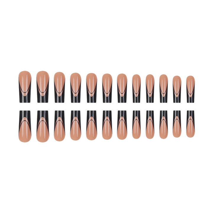 Artistic Long Square Press-On Nails Bowlift