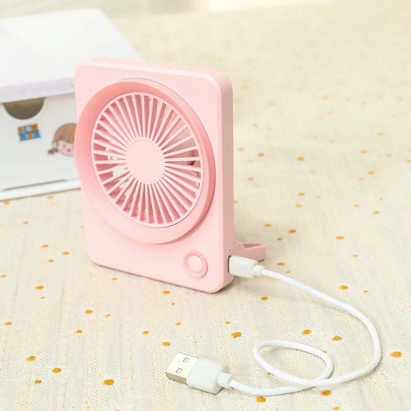 Ladies Portable Mini Table Fan with USB Port and Flexible Tilt Bowlift