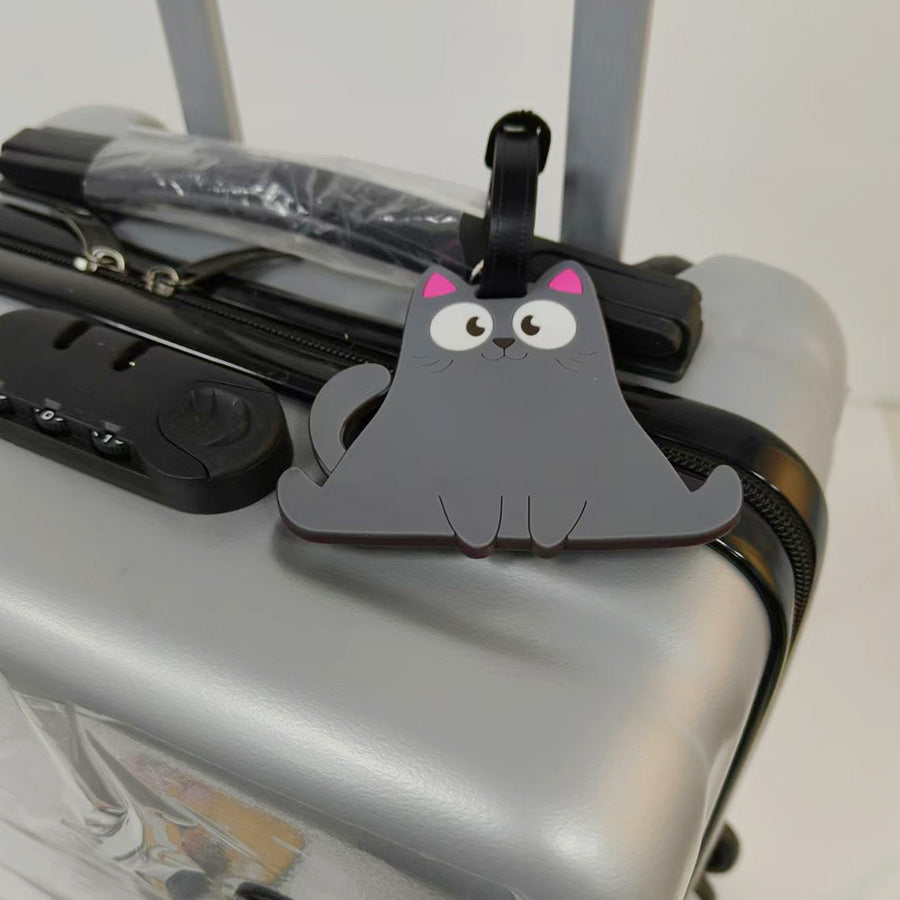 Playful Cat Luggage Tag Bowlift
