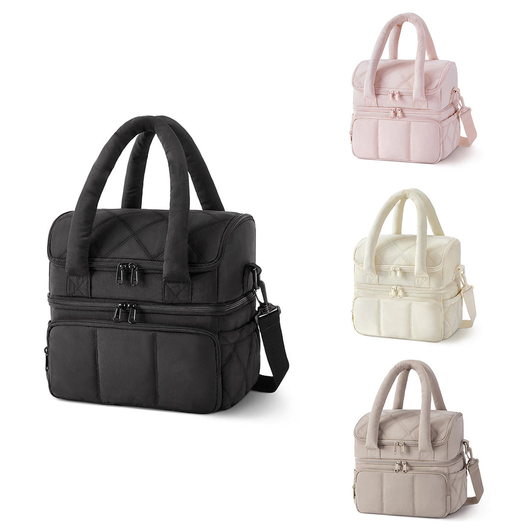 Cosmetic bag with space-saving design Bowlift