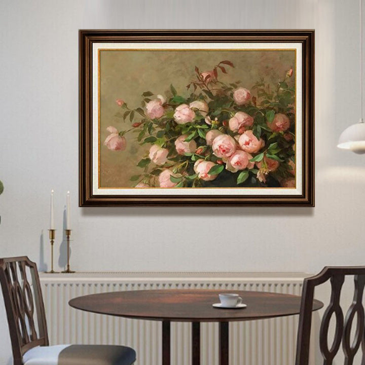 Vintage Flower Pattern Still Life Art Print