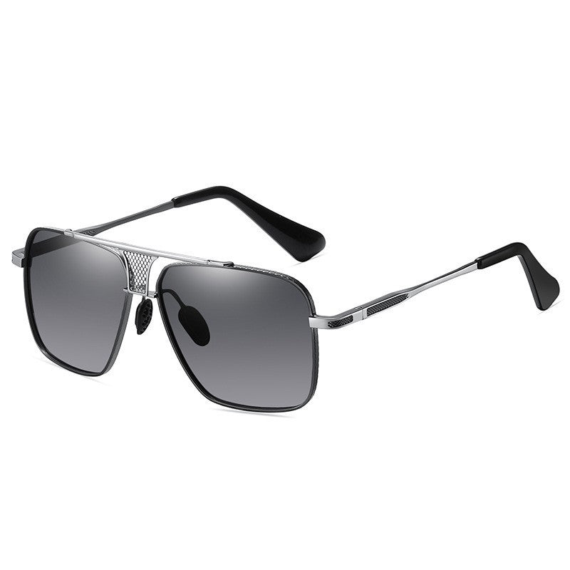 Women's Square Sunglasses with Stylish Metal Frame and High-Quality UV Protection Bowlift