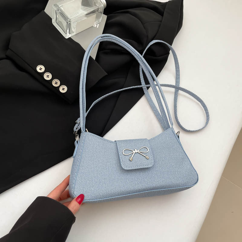 Chic Textured Mini Crossbody Bag Bowlift