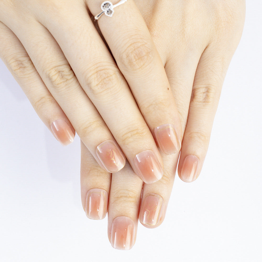 Elegant artificial nails with professional high-gloss finish Bowlift