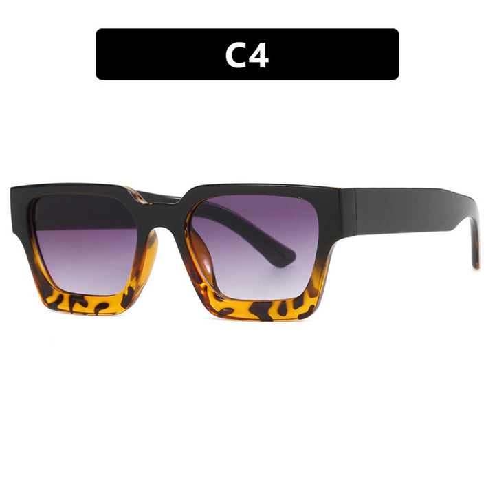 Women's fashionable square reading glasses with transparent frame construction Bowlift